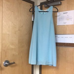 Light blue dress- ruffles on back